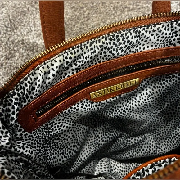 Antik Kraft Brown Backpack - Picture 3 of 4